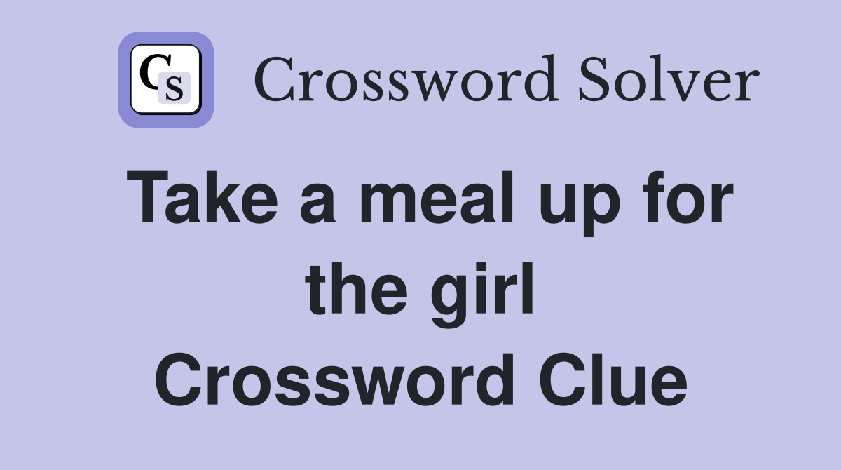 meal taken in front of the box crossword clue